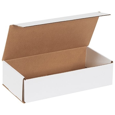 Bsc Preferred 12 x 6 x 3'' White Corrugated Mailers, 50PK BUY00018008
